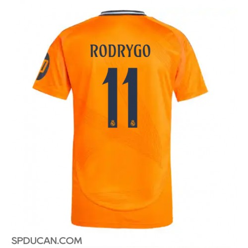 Muški Nogometni Dres Real Madrid Rodrygo Goes #11 Gostujuci 2024-25 Kratak Rukav